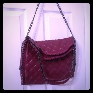 Steve Madden Quilted Chain Envelope Tote